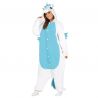 Blauwe Unicorn Onesie Kostuum 