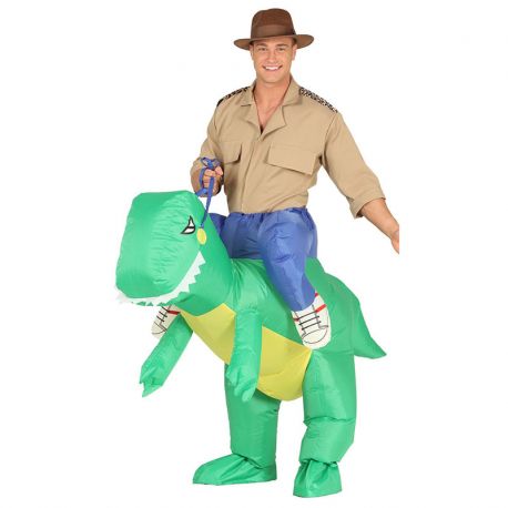 Disfraz de Dinosaurio para Adulto con Ventilador