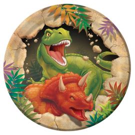 Dinosaurus Bordjes - 8 stuks (18 cm)