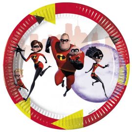 The Incredibles Bordjes - 8 stuks (23 cm)