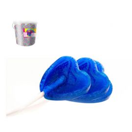 Blauwe Hart Lollies Zakje 175 stuks