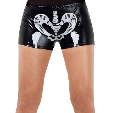 Disfraz con Shorts Skeleton para Mujer