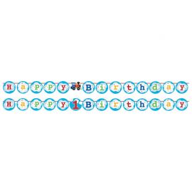 Trein Krans met Sticker - (210 cm)