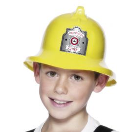 Brandweerman Helm voor Kinderen - Geel
