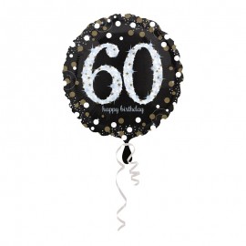 Folie Ballonnen 60 Jaar Elegant 43 cm