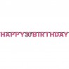 30 jaar Happy Birthday Roze
