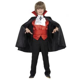 Rood Dracula Kostuum voor Kinderen