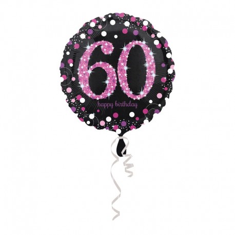 Ballon Folie 60 Roze 43 cm