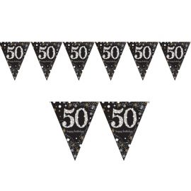 Vlaggetjes verjaardag 50 jaar 