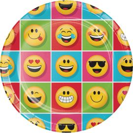 Emoji Borden - 8 stuks (23 cm)