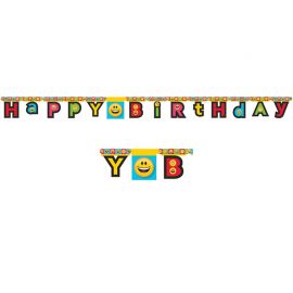 Emoji Happy Birthday Slinger (210 cm)