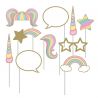 Bestel 10 Unicorn foto accessoires 