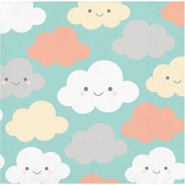 Wolken Servetten - 16 stuks (25 cm)