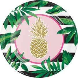 8 Pineapple Wedding Bordjes 26 cm