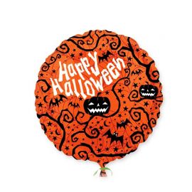 Vrolijk Halloween Pompoenen Ballon