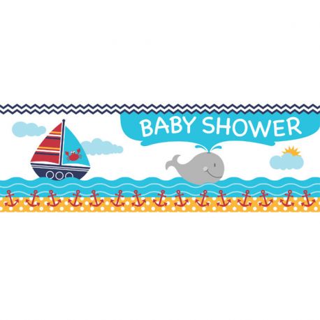 piraten baby shower banner online kopen