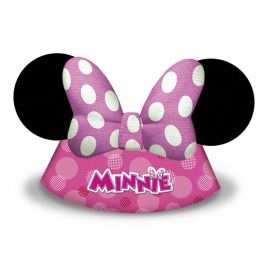 Minnie Mouse Papieren Hoedjes - 6 stuks