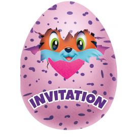 Hatchimals Uitnodigingen - 8 stuks