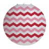 Farolillo Chevron Azul Pastel 30,48 cm