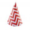 6 Gorros de Papel Chevron