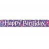 Happy Brithday Bloemen Banner Bestellen