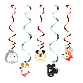 Honden Hang Decoraties - 5 stuks