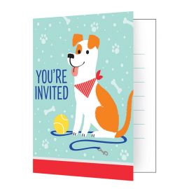 Honden Uitnodigingen - 8 stuks