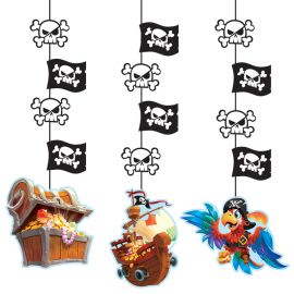 Piratenschat Hangers - 3 stuks