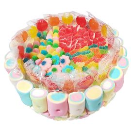 Maxi Tarta de Chuches y Piruletas