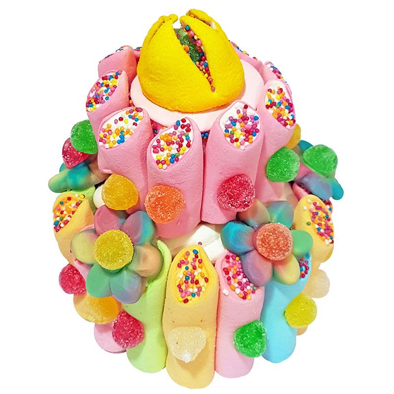 Tarta de chuches - Candy cake - Gâteau de bonbons - Snoeptaart