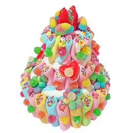 Veelkleurige Jelly Bean Cake