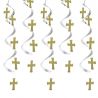 5 Colgantes Cruces 81 cm