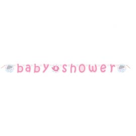 Grinalda Baby Shower Girl Elephant Baby Shower Foil