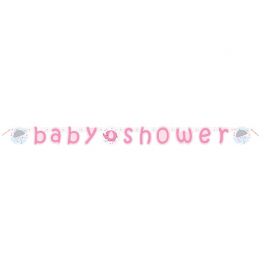 Grinalda Baby Shower Girl Elephant Baby Shower Foil