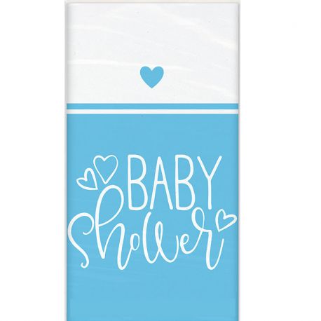 Mantel Baby Shower Niño 1,37 x 2,13 m