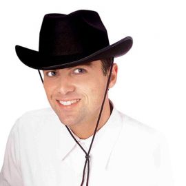 Black Cowboy Hat for Adults
