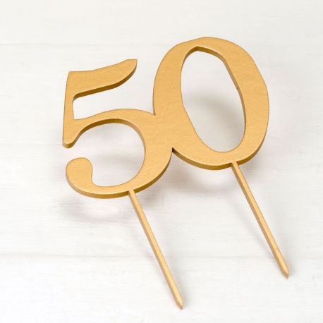 Topper para Tarta 50 Aniversario