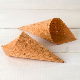 12 Kurk Cones 19,5 cm x 7 cm