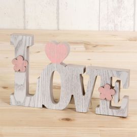 Houten Decoratie Liefde 20 cm