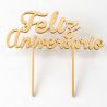 Topper para Tarta Feliz Aniversario