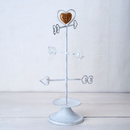 Joyero Flechas Corazón de Metal con Caja 31 cm