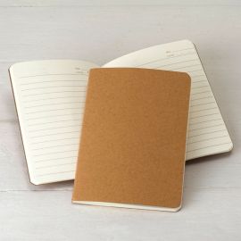 10 Libretas Kraft 14,5 cm x 20,5cm