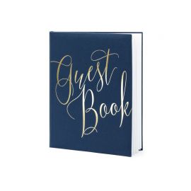 Libro de Firmas con Guest Book Dorado