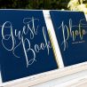 Libro de Firmas con Guest Book Dorado