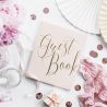 Libro de Firmas con Guest Book Dorado