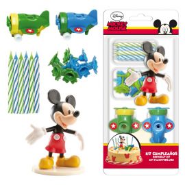 Mickey Mouse Taart Kaarsen Set