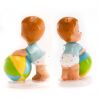 Figura Bautizo Niño con Pelota 7x11 cm