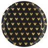 goedkoop Gouden Mickey Mouse Borden 8 stuks 20 cm bestellen