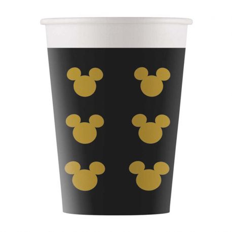Gouden Mickey Mouse Bekertjes 8 stuks bestellen voor een goedkope prijs