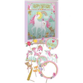 Unicorn Foto Accessoires - 12 stuks